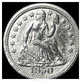 1850 Seated Liberty Dime CLOSELY UNCIRCULATED