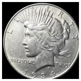 1934-D Silver Peace Dollar CLOSELY  UNCIRCULATED