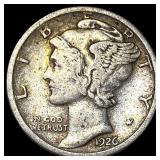 1926-S Silver Mercury Dime NEARLY UNCIRCULATED