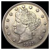 1911 Liberty Head Nickel CHOICE AU