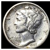 1927-S Silver Mercury Dime CLOSELY UNCIRCULATED