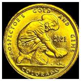 2021 24K Gold 0.10 Troy Oz Prospector