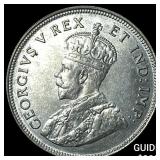 1925 British East Africa Silver 1 Shilling
