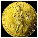1927 Netherlands Gold 10 Ducat .1104oz  UNCIRCULA