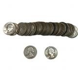 [40 Coins] Mixed Dates Washington Silver Quarter