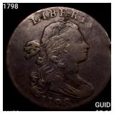 1798 Draped Bust Large Cent CLOSELY UNCIRCULATED