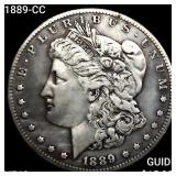 1889-CC Morgan Silver Dollar NEARLY UNCIRCULATED