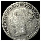 1878 Silver Threepence United Kingdom NICELY CIRCU