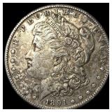 1891-S Silver Morgan Dollar CLOSELY UNCIRCULATED