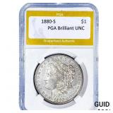 1880-S Morgan Silver Dollar PGA Brilliant UNC
