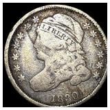1830 Capped Bust Dime LIGHTLY CIRCULATED
