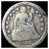 1852-O Seated Liberty Dime NICELY CIRCULATED