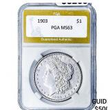 1903 Morgan Silver Dollar PGA MS63