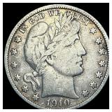 1910-S Silver Barber Half Dollar NEARLY  UNCIRCUL