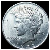 1922 Silver Peace Dollar CHOICE AU