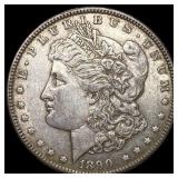 1890 Silver Morgan Dollar CLOSELY UNCIRCULATED