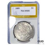 1889 Morgan Silver Dollar PGA MS66