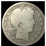 1892-S Silver Barber Half Dollar NICELY CIRCULATED