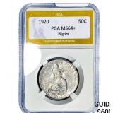 1920 Pilgrim Half Dollar PGA MS64+