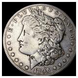 1896-S Silver Morgan Dollar ABOUT UNCIRCULATED