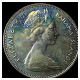 1969 Bahamas Silver Dollar KM 8