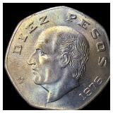 1976 Mexico Copper Nickel 10 Pesos