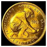 2022 24K Gold 0.10 Troy Oz Prospector