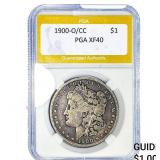 1900-O/CC Morgan Silver Dollar PGA XF40