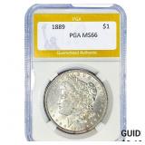 1889 Morgan Silver Dollar PGA MS66