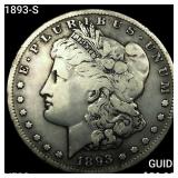 1893-S Morgan Silver Dollar LIGHTLY CIRCULATED