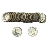 [27 Coins] Mixed Dates Kennedy Half Dollar