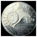 1972J Germany Fed. Rep. Silver 10 Mark - Olympics