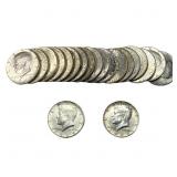 [20 Coins] 1964 Kennedy Half Dollar