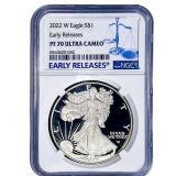 2022-W 1oz SE Ultra Cameo NGC PF70