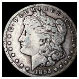1892-CC Silver Morgan Dollar LIGHTLY CIRCULATED