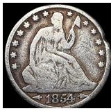 1854-O Silver Half Dollar NICELY CIRCULATED