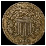 1864 Bronze Two-Cent Piece ABOUT UNCIRCULATED
