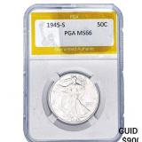 1945-S Walking Liberty Half Dollar PGA MS66