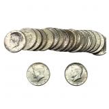[20 Coins] 1964 Kennedy Half Dollar