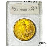 1924-P $20 Gold Double Eagle Blanchard MS63