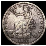 1878-S Silver Trade Dollar LIGHTLY CIRCULATED