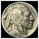1920-S Buffalo Nickel LIGHTLY CIRCULATED