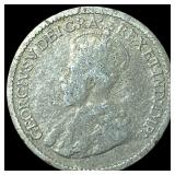 1912 Canada Silver 5 Cents