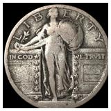 1927-D Silver Standing Liberty Quarter LIGHTLY CIR