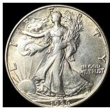 1936 Walking Liberty Half Dollar CHOICE AU