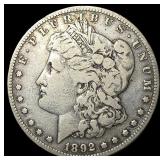 1892-S Silver Morgan Dollar LIGHTLY CIRCULATED