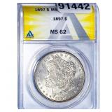 1897 Morgan Silver Dollar ANACS MS62