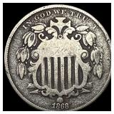 1868 Shield Nickel NICELY CIRCULATED