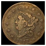1817 Coronet Head Large Cent NEARLY  UNCIRCULATED