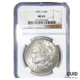 1901-O Morgan Silver Dollar NGC MS65